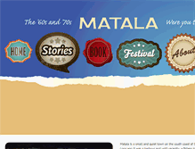 Tablet Screenshot of matala.nl